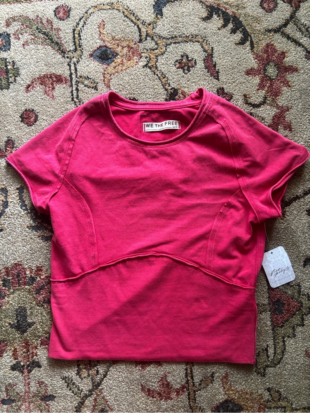 We the Free Protagonist Cropped Cap Sleeve Tee - Picture 3 of 7